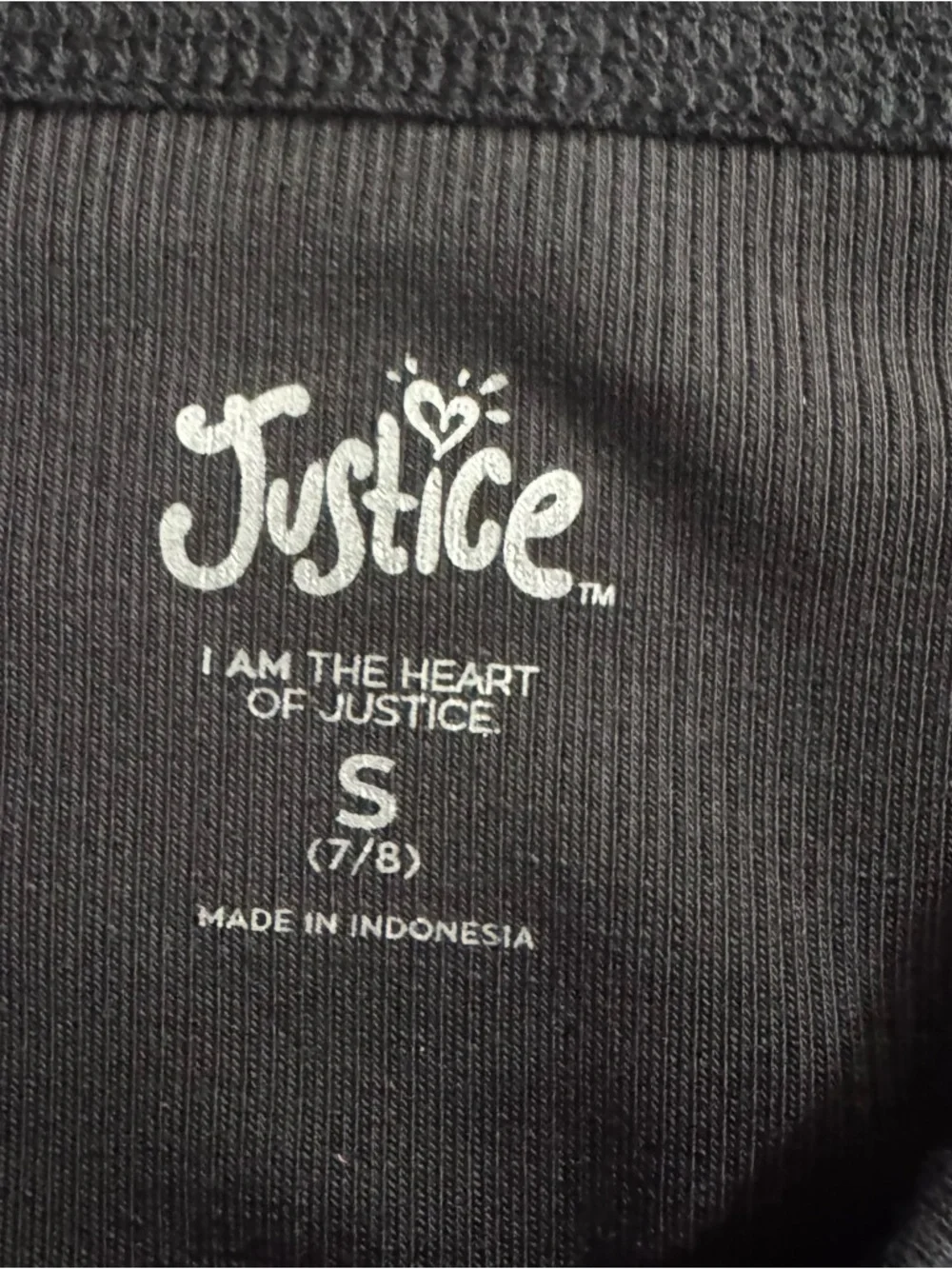 Justice Sport Girls’s Side Cinch Sleeveless Tank Top Black Size S (7/8)
